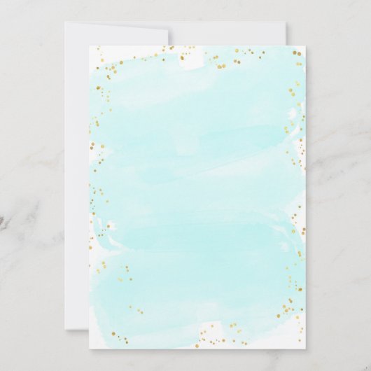 Invitation Sous L'Invitation De Sirène De Mer (Dos)