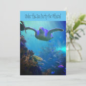 Invitation Sous l'invitation du Sea Aquarium Party (Debout devant)