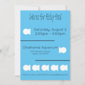 Invitation Sous l'invitation du Sea Aquarium Party (Dos)