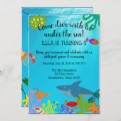 Invitation Sous l'Invitation du Sea Party (Devant / Derrière)