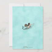 Invitation Sous l'invitation du Sweet sixteen de mer (Dos)