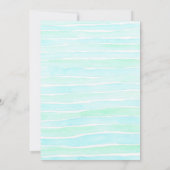 Invitation Sous l'océan marin Animaux 2e anniversaire (Dos)