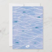 Invitation Sous l'océan Mer Animaux Garçons 2e anniversaire (Dos)