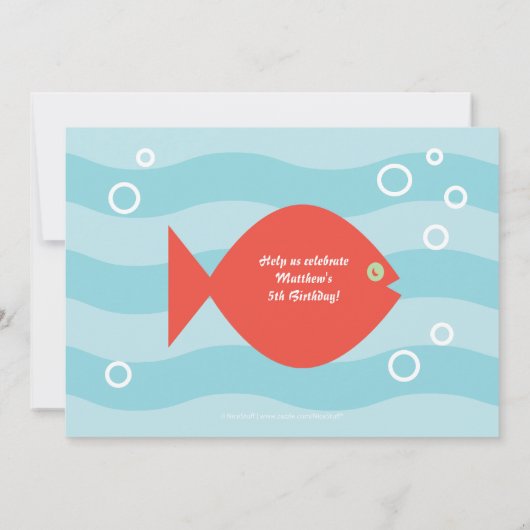 Invitation sous-marin de partie (Dos)