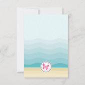 Invitation Sous-marin jaune profond (Dos)