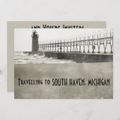 Invitation South Haven Michigan (Devant / Derrière)