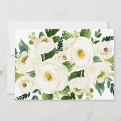 Invitation Southern Belle Calligraphie | Renouvellement du Vo (Dos)