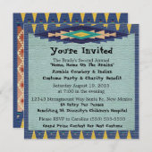 Invitation Southwest Charity Gala Cowboy Thparty - (Devant / Derrière)