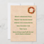 Invitation Southwest Chile Wreath Christmas Holiday (Dos)