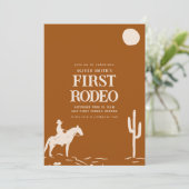 Invitation Southwest Cowboy Premier Rodéo Anniversaire soirée (Debout devant)