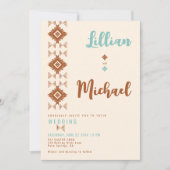 Invitation Southwestern Dream Country Desert Western Mariage (Devant)