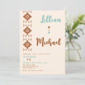 Invitation Southwestern Dream Country Desert Western Mariage (Debout devant)