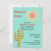 Invitation Southwestern Theme Dîner de répétition Mariage (Devant)