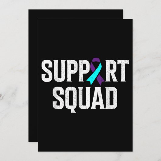 Invitation Soutien de l'Escadron pour la sensibilisation à la (Devant / Derrière)