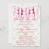 Invitation Soutien-gorge mignon nuptiale/invitation douche de (Devant)