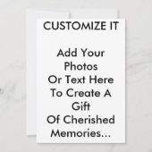 Invitation Souvenir (Devant)