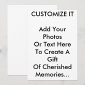 Invitation Souvenir (Devant / Derrière)