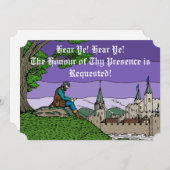 Invitation Souvenirs de Camelot (Devant / Derrière)