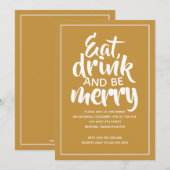 Invitation Soyez Joyeux (Devant / Derrière)