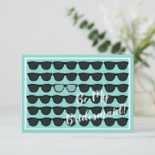 Invitation Soyez Ma Femme D'Accueil, Femme D'Honneur, Mariée, (Debout devant)