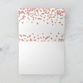 Invitation Soyez ma Rose d'honneur Parties scintillant d'or C (Intérieur)