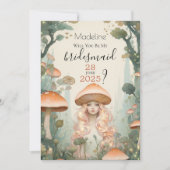 Invitation Soyez ma servante d'État Enchanted Mushroom Oasis (Devant)