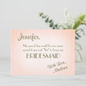 Invitation Soyez ma servante d'État | Joli Blush (Debout devant)