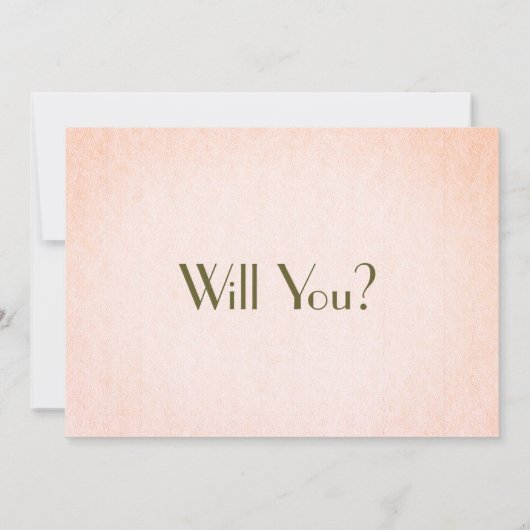 Invitation Soyez ma servante d'État | Joli Brouillard QR (Dos)