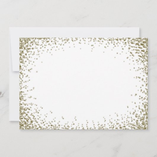 Invitation Soyez ma servante d'État | Parties scintillant Gol (Dos)