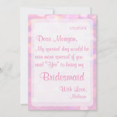 Invitation Soyez ma servante d'État | Soft Pink Bokeh (Devant)