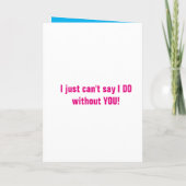 Invitation Soyez ma servante d'honneur (Dos)