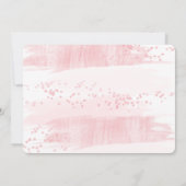 Invitation Soyez ma servante d'Honor Blush Aquarelle or (Dos)