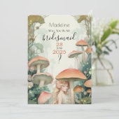 Invitation Soyez mon bois enchanté de Bridesmaid Fairy (Debout devant)