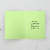 Invitation Soyez mon chef d'honneur Lily de la vallée (Intérieur)