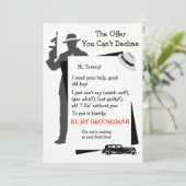 Invitation Soyez mon Groomsman Offre Vous ne pouvez pas refus (Debout devant)