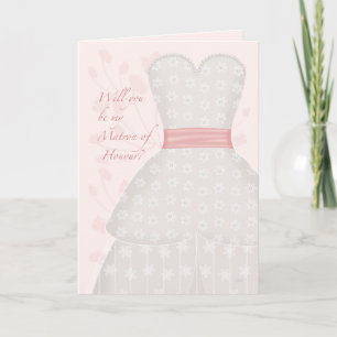 Invitation Soyez mon infirmière de corail de robe de dentelle