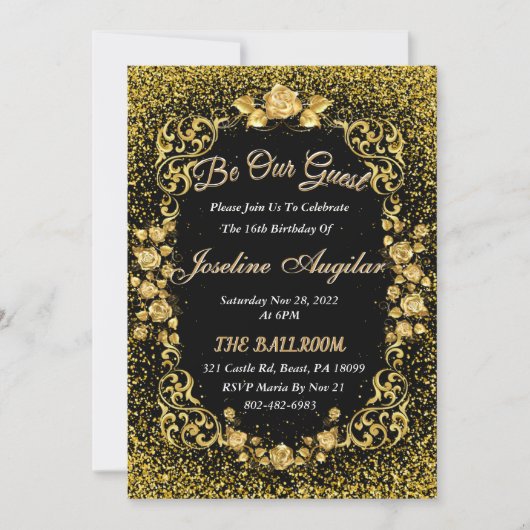 Invitation Soyez notre invité (Devant)