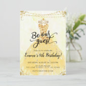Invitation Soyez notre invité Anniversaire (Debout devant)