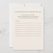 Invitation Soyez Présent pour Vous-Même | Réflexion (Dos)