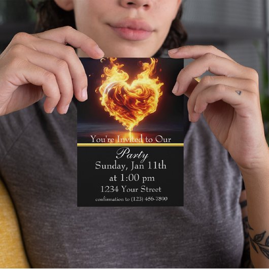 Invitation Soyez Prêts pour Notre Fête !