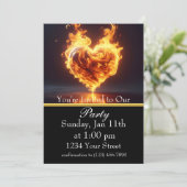 Invitation Soyez Prêts pour Notre Fête ! (Debout devant)