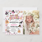 Invitation Soyons Éffrayants Halloween 3ème anniversaire (Devant)