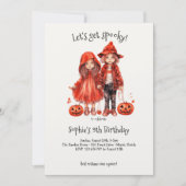 Invitation Soyons éffrayants ! Parti anniversaire de enfant S (Devant)