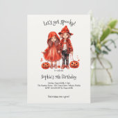 Invitation Soyons éffrayants ! Parti anniversaire de enfant S (Debout devant)