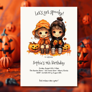 Invitation Soyons éffrayants ! Parti anniversaire de enfant S