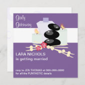 Invitation Spa Day (Devant / Derrière)