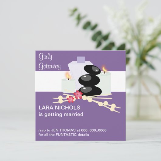 Invitation Spa Day (Debout devant)