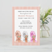 Invitation spa de douche nuptiale (Debout devant)