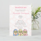 Invitation Spa de douche nuptiale Pamper Me (Debout devant)
