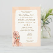 Invitation Spa de la douche nuptiale de la Journée (Debout devant)